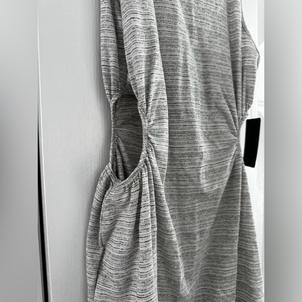 NWT - Caution To The Wind Sleeveless Cutout Dress, Gray - Medium - Picture 4 of 5